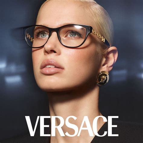 versace eyeglasses womens|clear versace glasses on face.